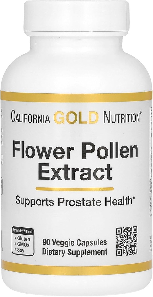 California Gold Nutrition Flower Pollen Extract Mix, 90 Capsules de Veggie
