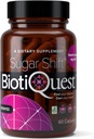 BiotiQuest Sugar Shift Probiotiques pour soutenir contre les agents pathogènes et protéger votre système immunitaire, 22 milliards CFU, non-OGM, et sans gluten, 60 capsules
