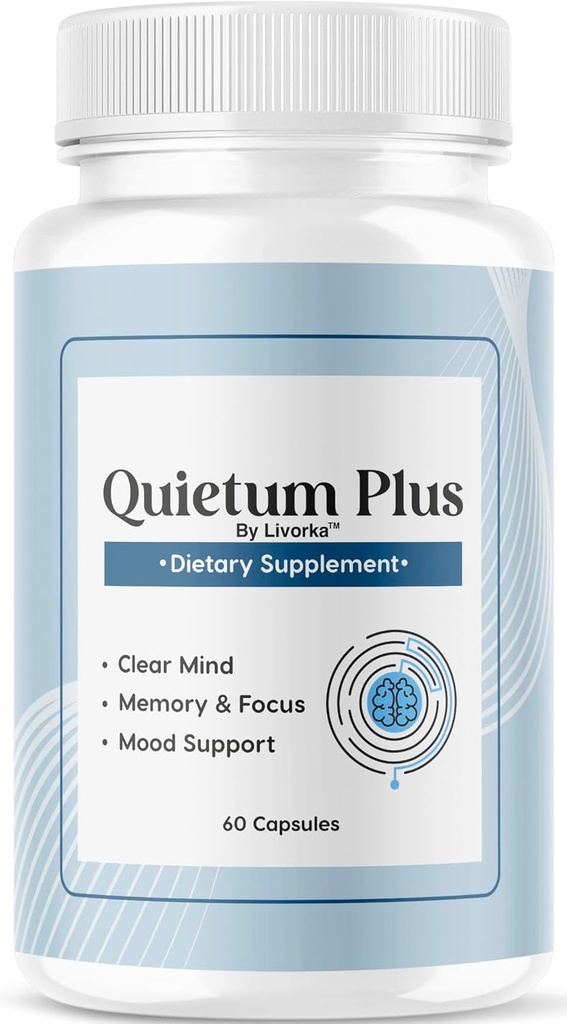 Quietum Plus - Formule de Supplément Avancé Quietum Plus, Original Quietum Plus Avis, Toutes les Formules Avancées QuietumPlus naturelles pour l'oreille saine, 60 Capsules pendant 1 mois