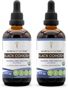 Secrets of the Tribe Black Cohosh USDA Organic..Extrait sans alcool, gouttes à base de plantes de haute puissance. Fabriqué à partir de Cohosh noir biologique 100% certifié.