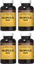 YS Eco Bee Farms Propolis 1000-90 caps (Pack of 4)