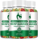 (3 pack) Gommies de chanvre Extra Strength - Huile de chanvre biologique pure haute puissance Gommy infusée - Gommy 100% naturel de chanvre d'ours pour adultes - végétalien, non-OGM - Fabriqué aux États-Unis
