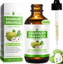 Sourop Graviola Liquid Drop Organic 1800 mg, Natural Sourop Bitters Liquid Leaf Extract for Cell Support, Good Living & Offrant Antioxydant Support, Herbal Goodness, Boosting Imune Health
