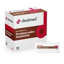 Offred Povidone Iodine 10% Swabsticks - Packets scellés individuellement parfaits pour les soins des blessures et les trousses de premiers soins portables, 50/Box (paquet de 1)