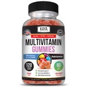 Kaya Naturals Adult Multi Vitamin Gummy, 120 Count, Biotin, Vitamin A, B-12, C & E, Including Zinc, Folic Acid, Strawberry Flavor (120 Gummies)