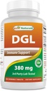 Meilleures naturelles DGL Chewable 380 mg 180 Comprimés
