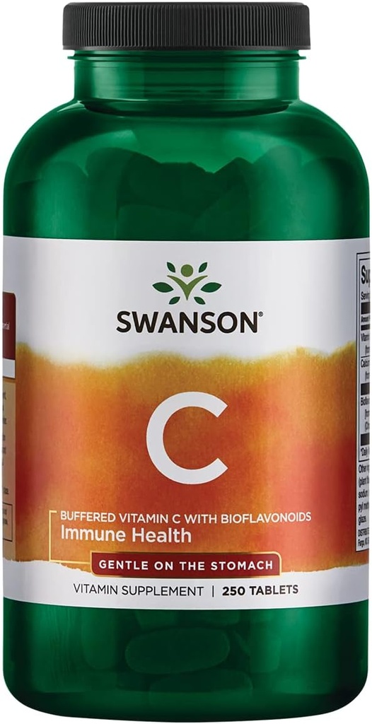 Swanson BUFFERED C W/BIOFLAV 1,000MG 250 TAB