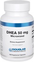 Douglas Laboratories DHEA 50 mg Capsules - Micronisées - Supporte l'équilibre hormonal, l'immunité, le cerveau, la santé osseuse et le métabolisme* - Non-OGM - 100 capsules végétariennes