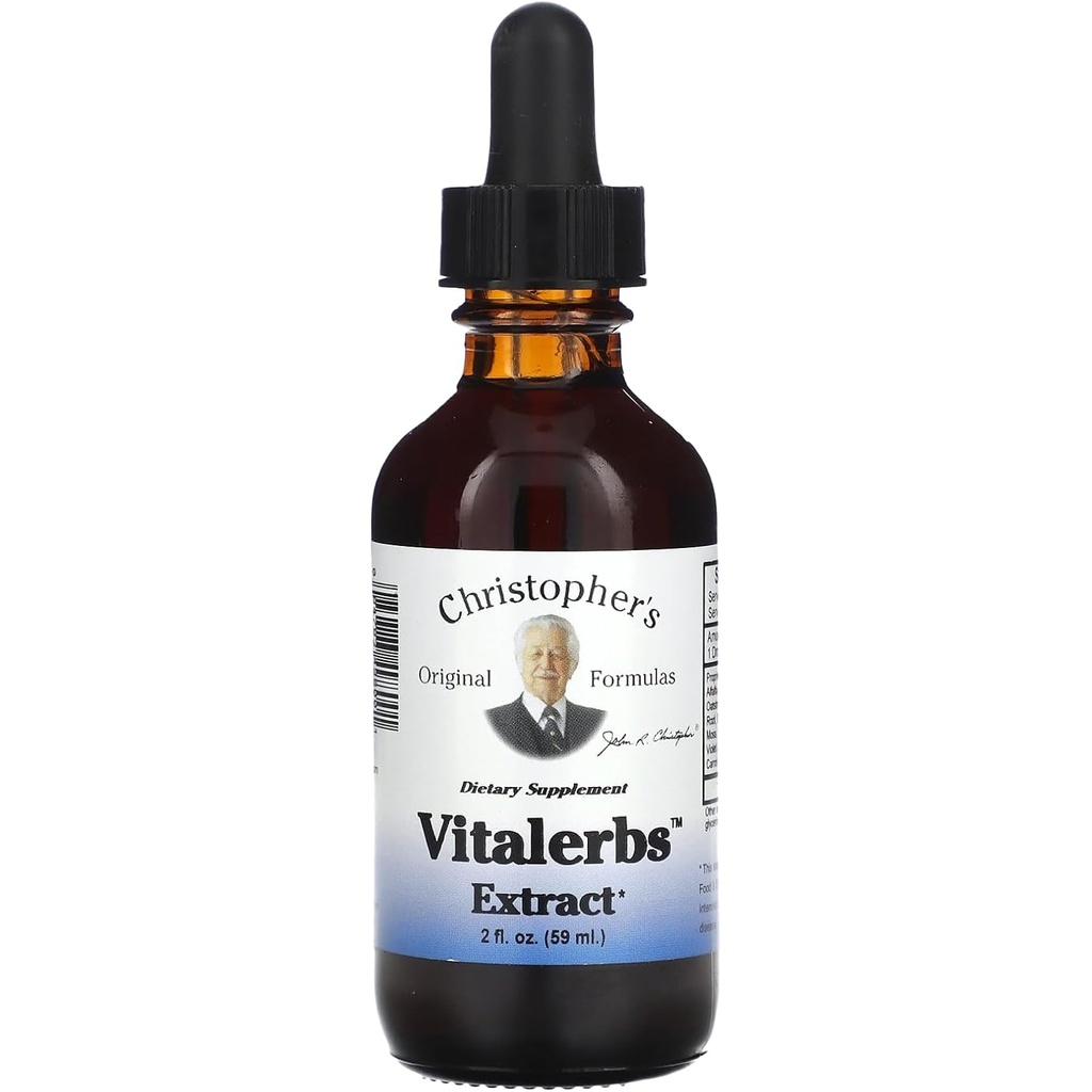 Formules originales de Christopher Extrait de Vitalerbs, supplément à base de plantes nutrient-Rich, 2 oz