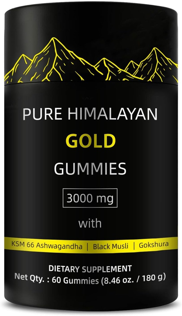 Riche en Ashwagandha, Gokshura Fulvic Acid 85 micronutriments pour les hommes, les femmes, Pas de sucre ajouté