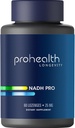 ProHealth NADH Pro - Boost NAD+ (25 mg, 60 Fast-Acting lozenges) Boost Energy, Memory and Focus | Mood Support | Antioxidant | ATP Production