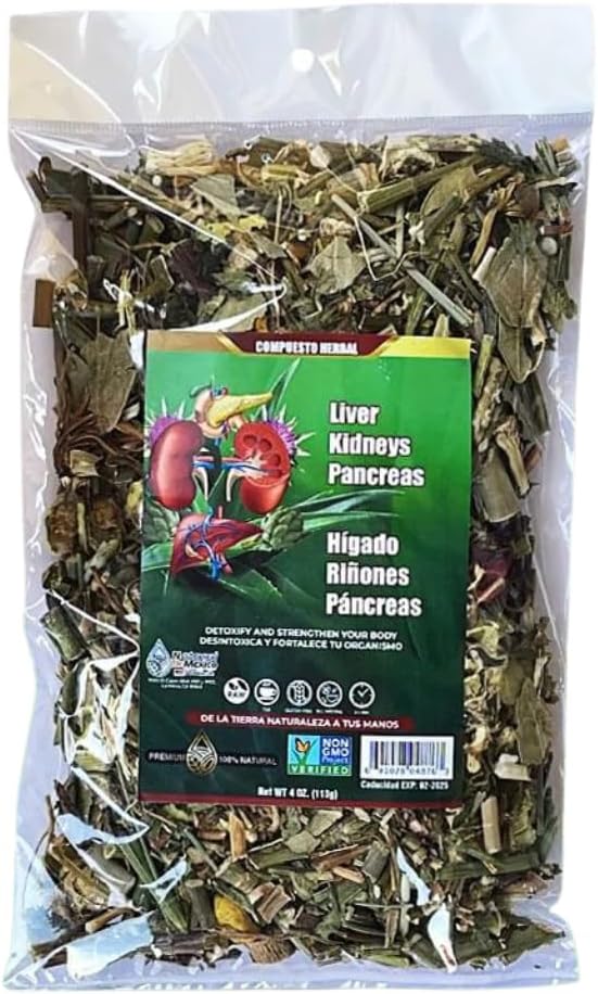 Herbal Compound Foie Rein et Pancréas 4 Oz. 113 Gr. Inflammation abdominale