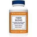 Le mélange de fibres de vitamine Shoppe, source naturelle de fibres insolubles et solubles, soutient la santé et la régularité digestives (300 capsules)