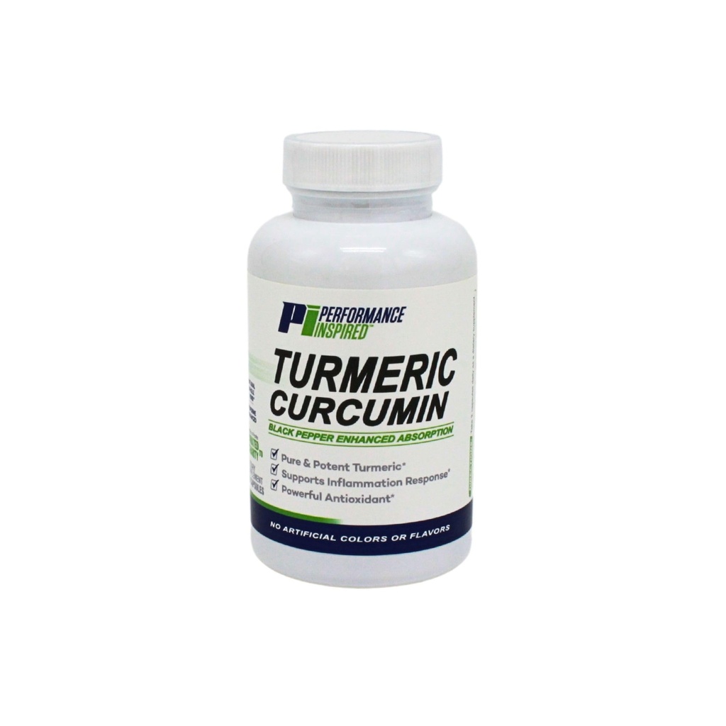Performance Inspiré Nutrition Turcumine Capsules – Soutien articulaire et antioxydant – Absorption améliorée – Compte 60