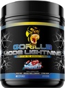 Pré-entraînement de la foudre en mode Gorilla - Énergie extrême · Focus laser · Pompes puissantes · Performance maximale - 550mg Caféine, 13500mg L-Tyrosine, Alpha-GPC– 792g (Bombsicule)