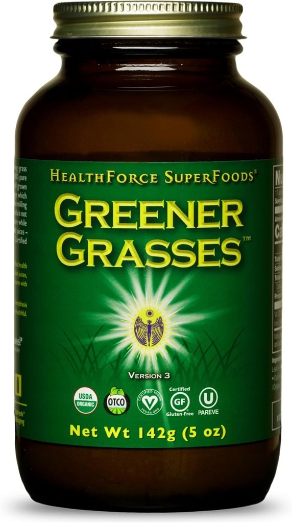 HealthForce Superfoods Herbes plus vertes - Poudre de 5 oz