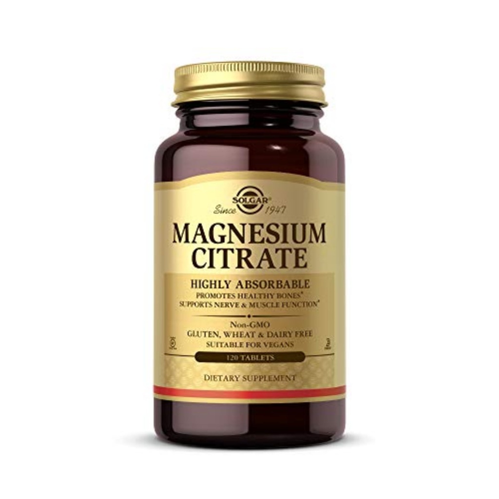 Solgar, Magnesium Citrate, 120 Tablets