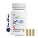 Xtendlife VasQFlow Nitric Oxide Booster - for Circulation, Blood Flow, Heart & Muscle Support-with Red Spinach Extract & Aged Garlic - 1 Month Supply (90 Count)
