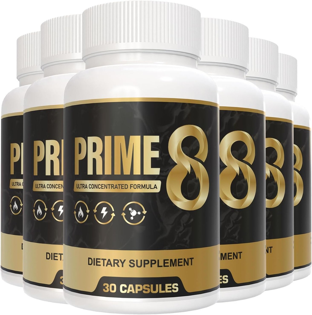 PRIME 8 100% Authentique Formule Officielle Prime8 (6 Pack) pour 180 jours