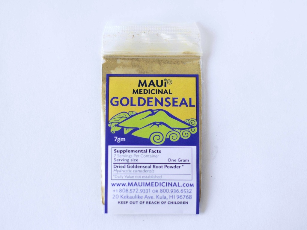 Poudre de racine de senne dorée 7gm = 1/4 oz. **USA Grown & Packaged**