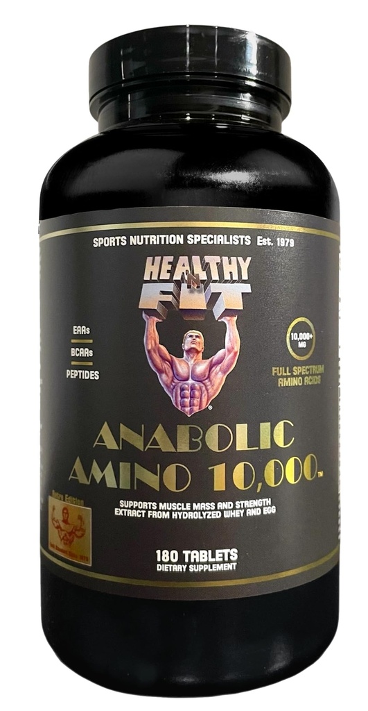 Santé 'N Fit Amino 10 000 - Acid Amino 180 Comprimés - Hydrolysed Egg & Whey Source - Absorbage rapide