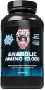 Santé 'N Fit Amino 10 000 - Acid Amino 180 Comprimés - Hydrolysed Egg & Whey Source - Absorbage rapide