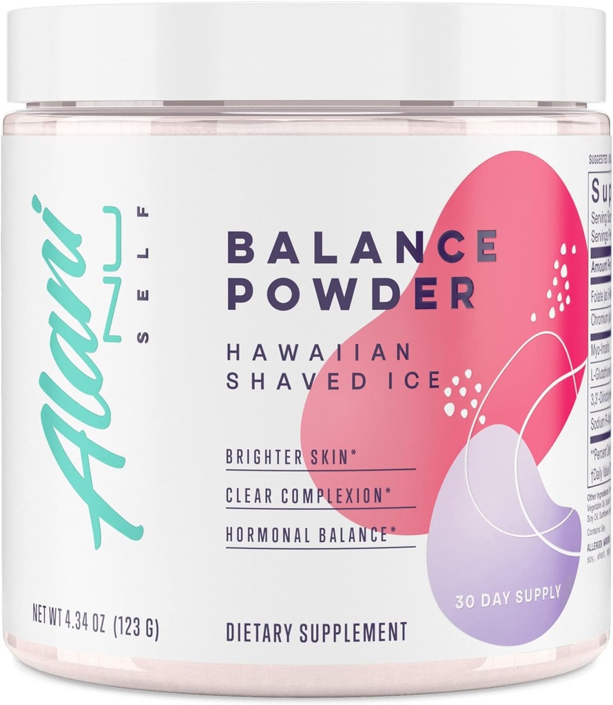 Alani Nu Balance Poudre Hawaïenne Rasée ICE-Supplément pour les femmes Un soutien hormonal.