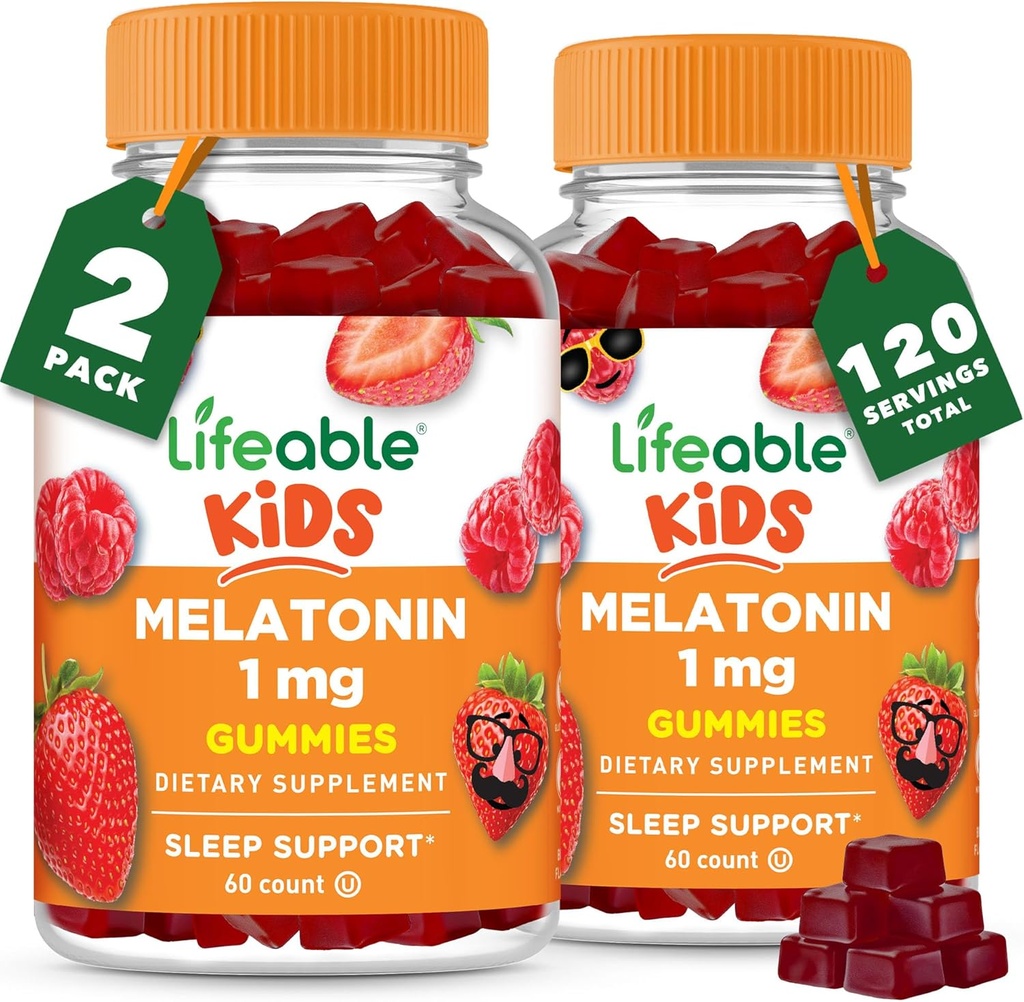 Melatonine vivace 1 mg de Grande Dégustation Melatonine Gummies Kids.