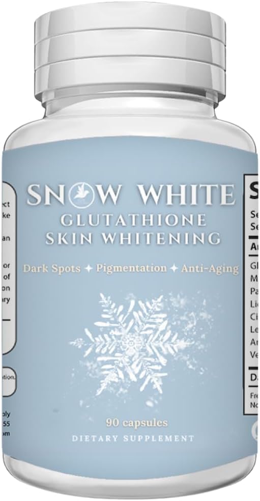 Glutathione Whitening Pills - Recover Your Youth, Get Rid of Dark Spots, Acne Scars & Hyperpigmentation - Natural Skin Whitening Pills – Non-GMO –90 Skin Lightening Capsules