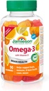 Jamieson Omega-3 Gummies, famille amicale, saveurs de fruits assorties, 90 comte