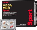 Mega Men Sport Vitapak Program, Convenient Complete Nutrition, 4 Products in 1 Packet, Athletic Performance, Energy, Recovery, Blood Flow, Arginine, 200mg Caffeine, Thermogenic, 30 Day Supply