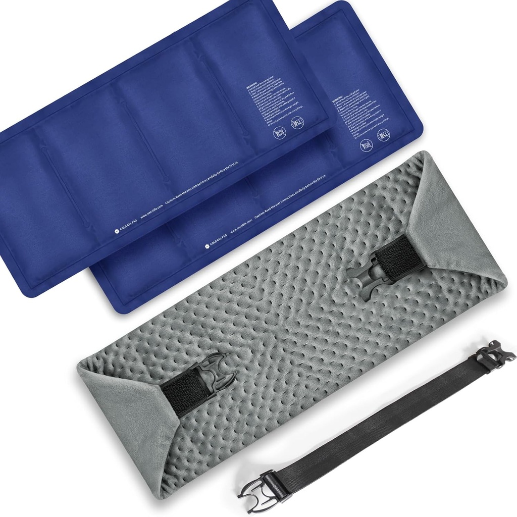 UNCN Large Ice Packs for Injuries Réutilisable.
