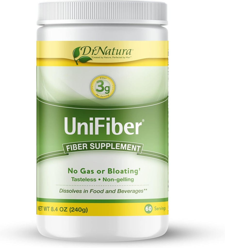 Dr Naturas Dr Naturas Supplément fibre naturelle Unifiber, 8,4 oz (paquet de 2)