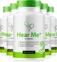 (5 Pack) Hear Me + Capsules, HearMe + Pills officiels, Hear Me Plus Formule d'oreille pour une audition saine, Premium HearMe Plus pour la santé de l'oreille, le soutien naturel de l'oreille, Hear Me+ Review (300 Capsules)