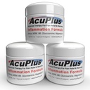 AcuPlus - Crème anti-inflammatoire pour soulager la douleur musculaire et articulaire - Arthrite, Bursite et Tendonite - Formule à action rapide avec des ingrédients naturels - 4 oz chacun, Paquet de 3