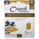 Lin germé Golden Traditions biologiques 8 oz Sac