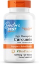 Le meilleur Curcumin du docteur de la racine Turmère avec complexe C3 & BioPerine, Bénéficiez des articulations en aidant à neutraliser les radicaux libres, non-OGM, sans gluten, sans soja, soutien des articulations, 1000 mg, 120 comprimés