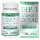 GLP-1 Support supplémentaire, avec naturellement GLP-1 Activator, Berberine & Green Coffee Extract, GLP-1 Boosting pour les femmes et les hommes, soutien de la faim et du métabolisme, niveaux GLP-1 et santé globale - 90 capsules