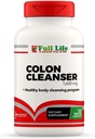 Full Life Colon Cleanser - Supplément à base de plantes avec Cascara Sagrada et Senna Leaf - 120 Capsules de Veggie