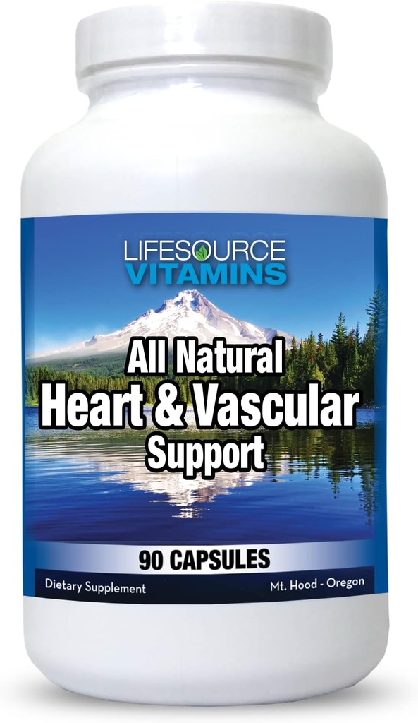 LifeSource Vitamines Soutien cardiaque et vasculaire 90 Capsules