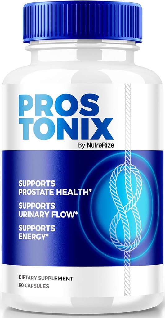 NutraRize Prostonix Capsules - Formule officielle pour soutenir la chaleur de la prostate, tout supplément naturel pour plus de contrôle et de bien-être général, Pros Tonix Pills Review (60 capsules)