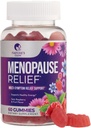 Supplément à la ménopause pour les femmes - Gummy multi-bénéfice complet de secours à la ménopause pour les éclairs chauds doux et les sueurs nocturnes, équilibre naturel et soutien énergétique, vitamines ménopausées, non-OGM - 60 gummes