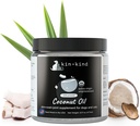 Huile de coco bio supplément animal pour chiens et chats - Support naturel de la peau et de l'enrobage avec huile de coco vierge extra pressée à froid - Peau de démangeaison et nez cassé sec - Fabriqué aux États-Unis - 16 fl oz (Grande)