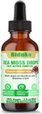 Irish Sea Moss Drops Black Seeds Oil, Bladderwrack, Burdock Root, Vitamine C et Zinc, Supplément de Seamos de gouttes multiminérales pour Immune, Joint, Digestion, Aide au vieillissement
