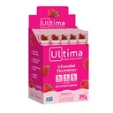Ultima Replenisher, Mélange de boisson d'hydratation électrolyte, framboise, 20 Compte Stickpacks Boîte - Sans sucre, 0 Calories, 0 Carbes - Sans gluten, Keto, Non-OGM, Vegan