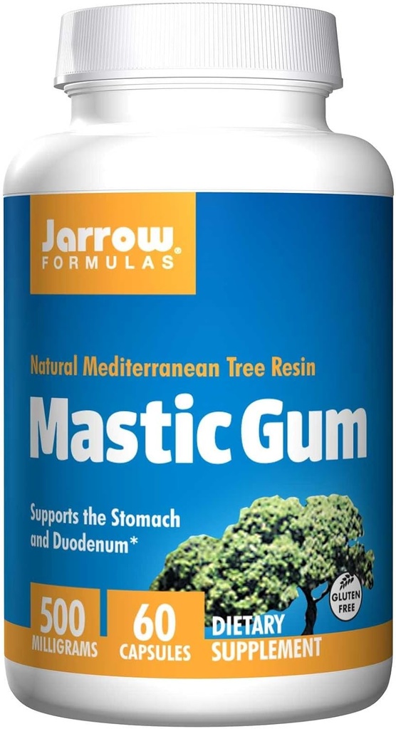 Formules de Jarrow, Gum mastique 50Mg, 60 Capsules