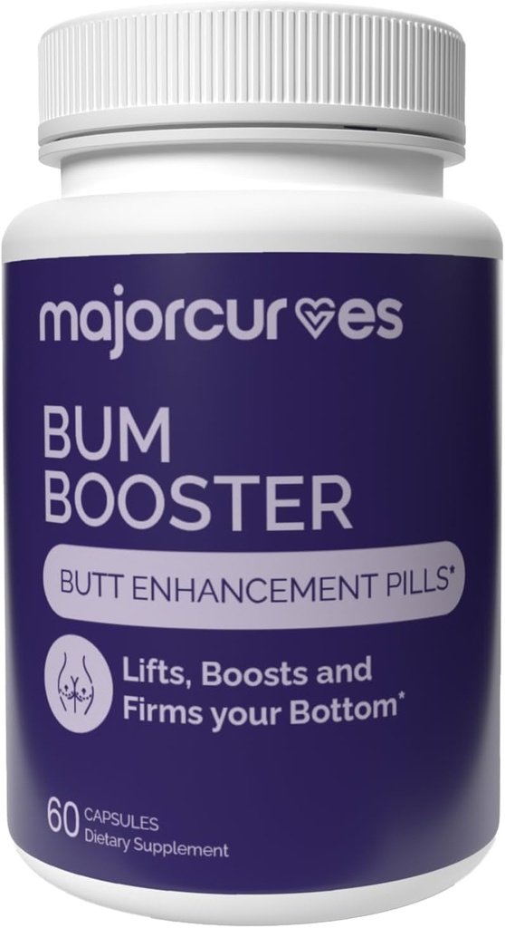 Bum Booster Pills – Enhancement Butt pour les femmes, Capsules de croissance Booty pour Bigger Bum, Curvier HIPS et Glutes, Alternative naturelle brésilienne de levage Butt avec Fenugreek et Yam sauvage