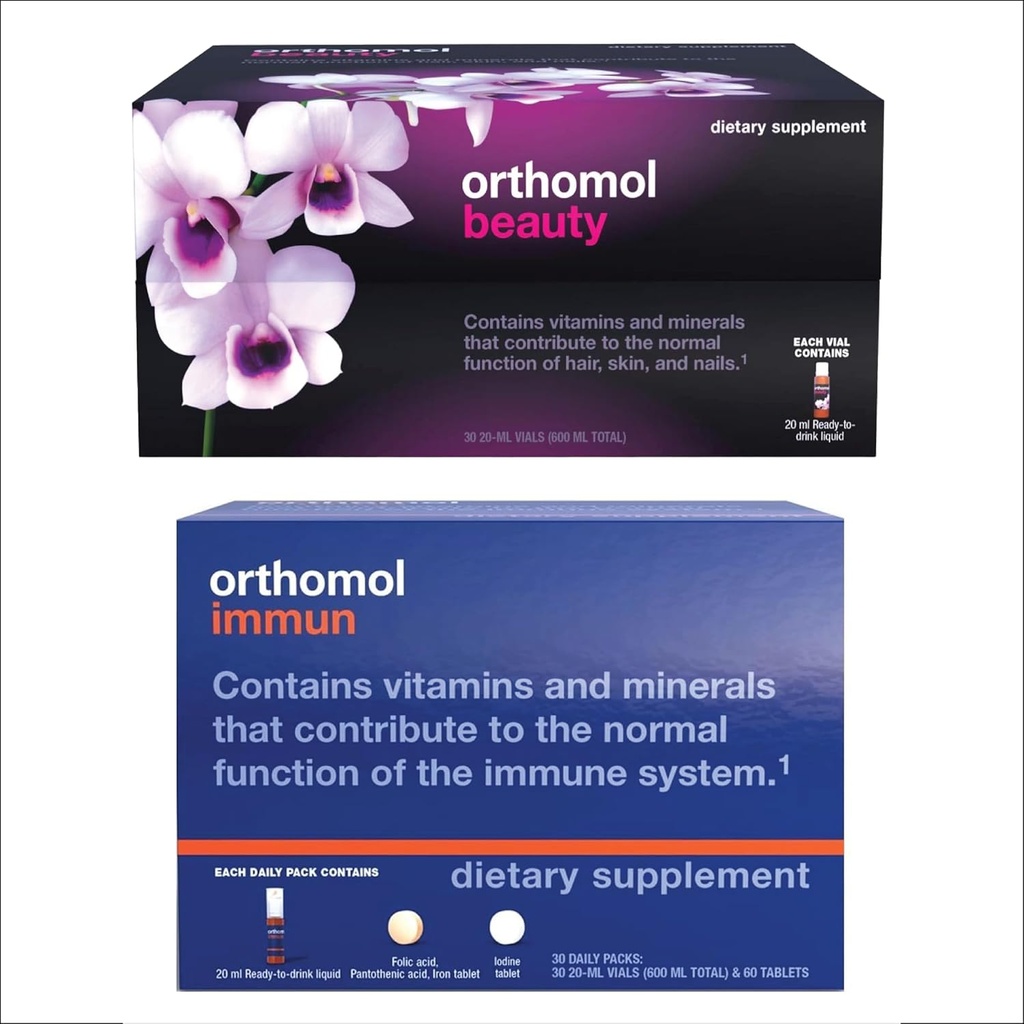Viraux d'orthomole et de beauté, suppléments de soutien pour la beauté féminine et immunitaire, 30 jours d'approvisionnement