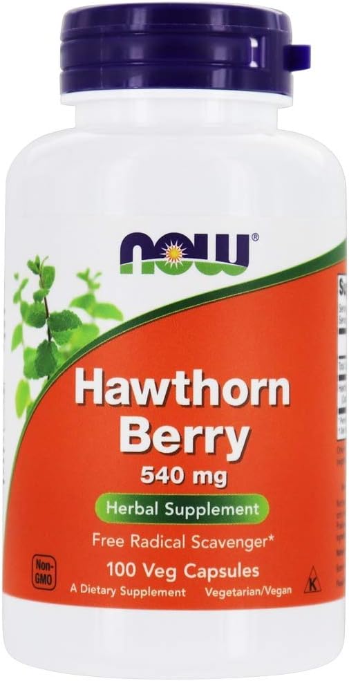 MAINTENANT Hawthorn Berry 540mg, 100 gélules (paquet de 4)