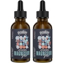 Citrate de magnésium liposomale gouttes pour la santé des Gut et des os, l'humeur et la gestion du stress, formule puissante avec vitamine B6 et gluconate de zinc 60ml (2,04 Fl Oz (paquet de 2))